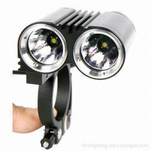 2 x Cree XP-G LED Mountain Bike Light, Cool White and Neutral White Beam Available Optional